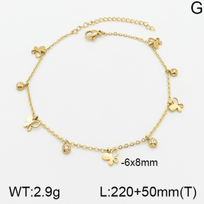 Stainless Steel Anklets  5A9000641vbll-418