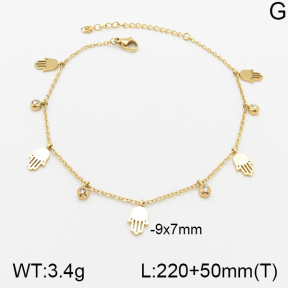 Stainless Steel Anklets  5A9000643vbll-418