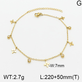 Stainless Steel Anklets  5A9000644vbll-418