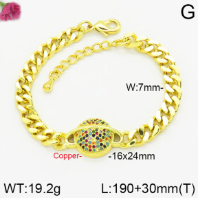 Fashion Copper Bracelet  F2B401033bhia-J22