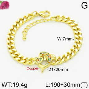 Fashion Copper Bracelet  F2B401034bhia-J22