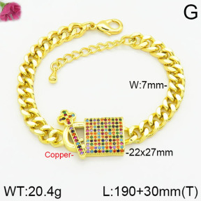 Fashion Copper Bracelet  F2B401036bhia-J22