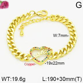 Fashion Copper Bracelet  F2B401048bhia-J22