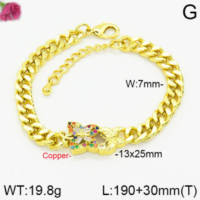 Fashion Copper Bracelet  F2B401055bhia-J22