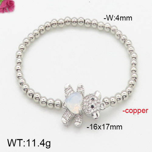 Fashion  Copper Bear Bracelets  TB5000243ahlv-J128