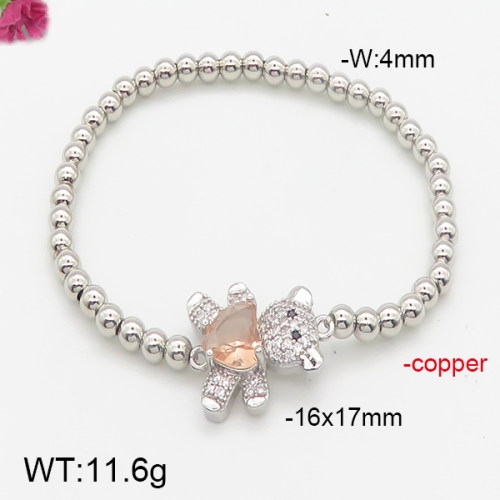 Fashion  Copper Bear Bracelets  TB5000244ahlv-J128