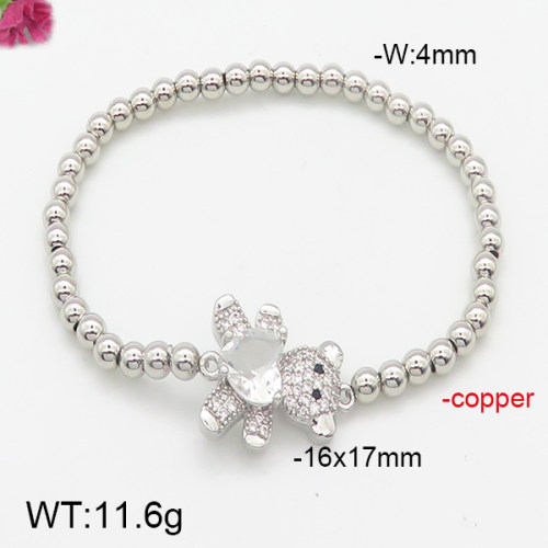 Fashion  Copper Bear Bracelets  TB5000249ahlv-J128