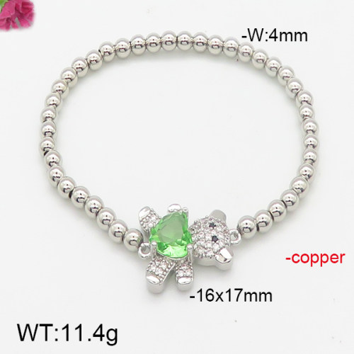 Fashion  Copper Bear Bracelets  TB5000250ahlv-J128