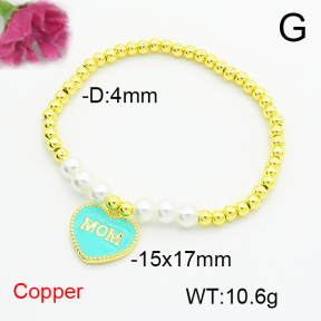Fashion Copper Bracelet  F6B300802vbpb-L035
