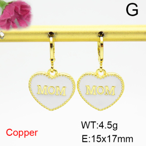 Fashion Copper Earrings  F6E301664vbpb-L035