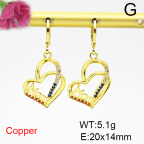 Fashion Copper Earrings  F6E404424vhha-L035