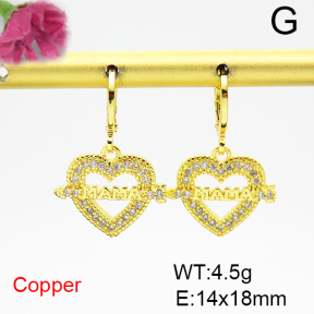 Fashion Copper Earrings  F6E404426vhha-L035