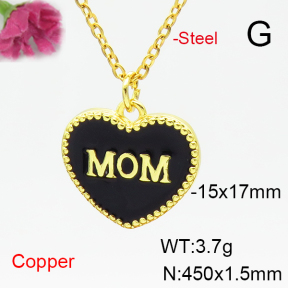 Fashion Copper Necklace  F6N300823bbml-L035