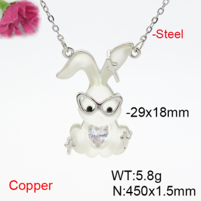 Fashion Copper Necklace  F6N405141vbpb-L036