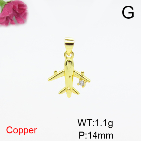 Fashion Copper Pendant  F6P400578vail-L017