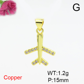 Fashion Copper Pendant  F6P400579vail-L017