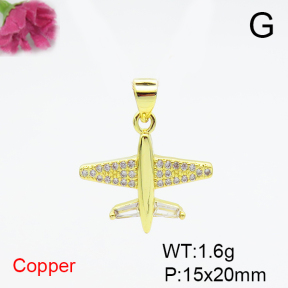 Fashion Copper Pendant  F6P400580aajl-L017