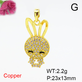 Fashion Copper Pendant  F6P400583vbnb-L036