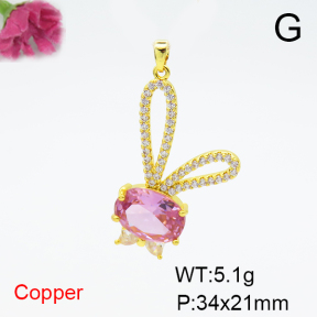 Fashion Copper Pendant  F6P400591vbpb-L036