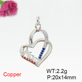 Fashion Copper Pendant  F6P400595vbll-L035