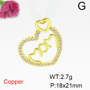 Fashion Copper Pendant  F6P400600vbmb-L035