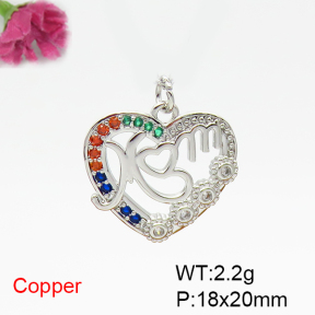 Fashion Copper Pendant  F6P400603vbmb-L035