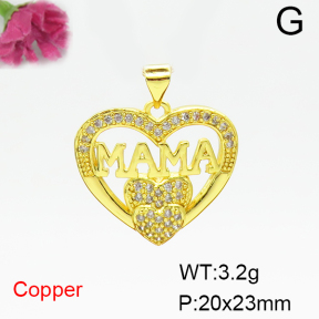 Fashion Copper Pendant  F6P400604vbnb-L035