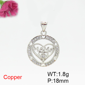 Fashion Copper Pendant  F6P400607vbmb-L035