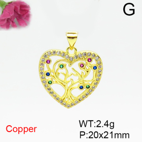 Fashion Copper Pendant  F6P400608bbml-L035
