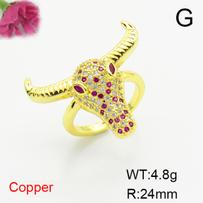 Fashion Copper Ring  F6R401328vbmb-L017