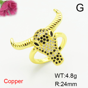 Fashion Copper Ring  F6R401329vbmb-L017