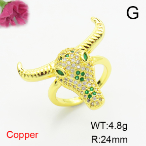 Fashion Copper Ring  F6R401330vbmb-L017