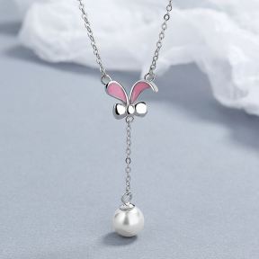 925 Silver Necklace  WT:3.35g  P:14.5mm,N:40+5cm  JN3243vjko-Y06  C-01-7