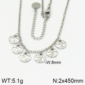 Stainless Steel Necklace  2N2002039bbov-226