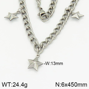 Stainless Steel Necklace  2N2002040bbov-226