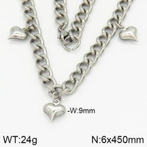 Stainless Steel Necklace  2N2002046bbov-226