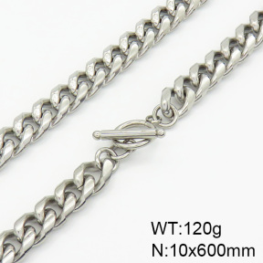 Stainless Steel Necklace  2N2002048bhva-226