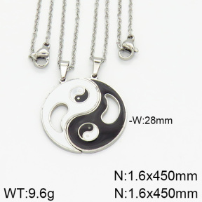Stainless Steel Necklace  2N3000898aakl-413