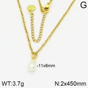 Stainless Steel Necklace  2N3000901bbov-226