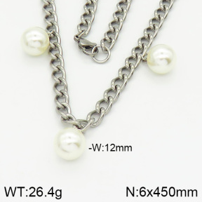 Stainless Steel Necklace  2N3000903bbov-226