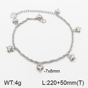 Stainless Steel Anklets  5A9000653bbov-201