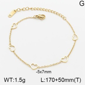 Stainless Steel Anklets  5A9000654bhva-201