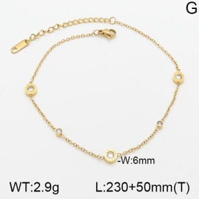 Stainless Steel Anklets  5A9000655vhha-201
