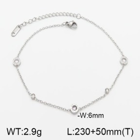 Stainless Steel Anklets  5A9000657vbpb-201
