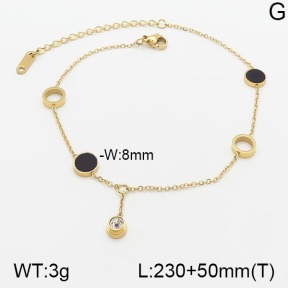 Stainless Steel Anklets  5A9000658vhha-201
