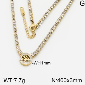 Stainless Steel Necklace  5N4001044vhha-669