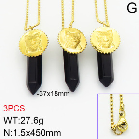 Stainless Steel Necklace  2N4001380vkla-666