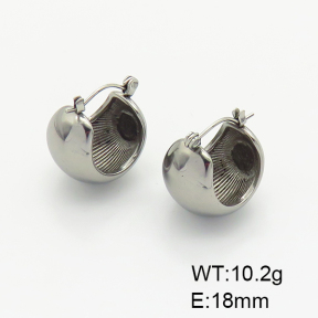 Stainless Steel Earrings  6E2006092bhva-G037