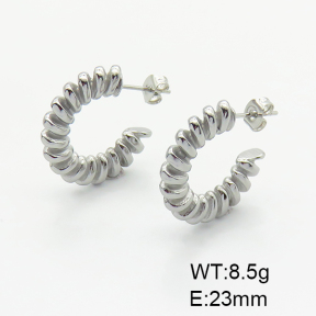 Stainless Steel Earrings  6E2006096bhva-G037