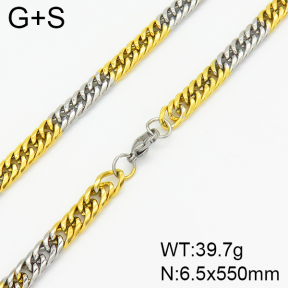 Stainless Steel Necklace  2N2002059bhia-368